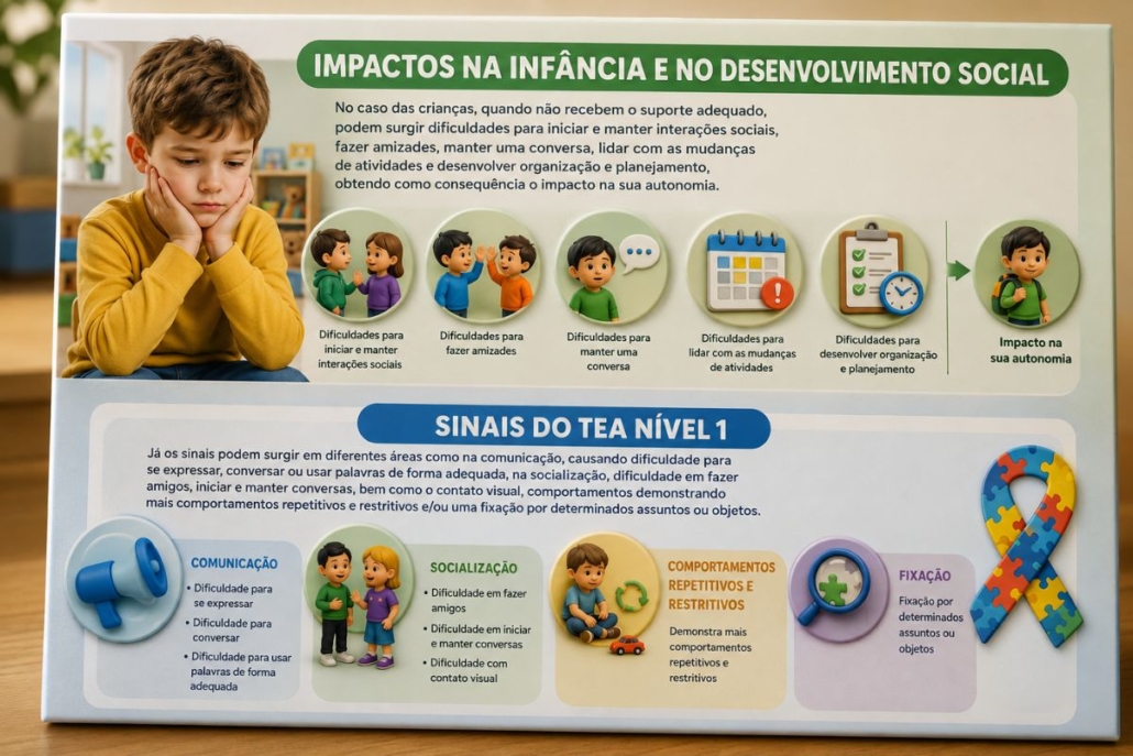 Impactos na infância e no desenvolvimento social